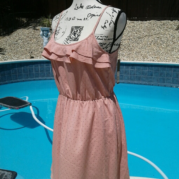 Sale today! Lauren Conrad peach mod modcloth dress - Picture 2 of 7